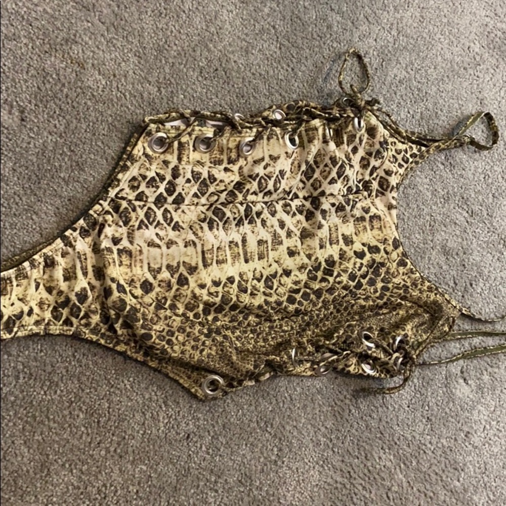 Snakeskin one piece